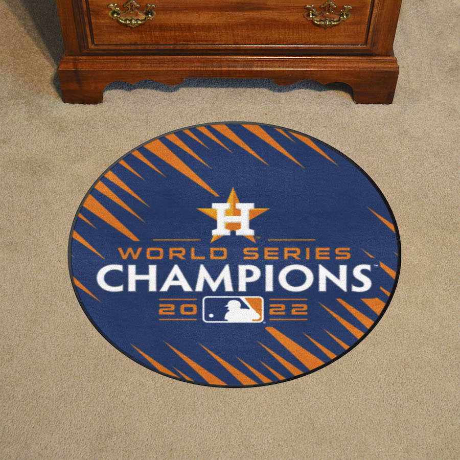 Houston Astros 2022 World Series Champions Round Baseball Mat