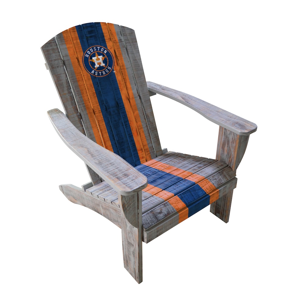 Houston Astros Wooden Adirondack Chair