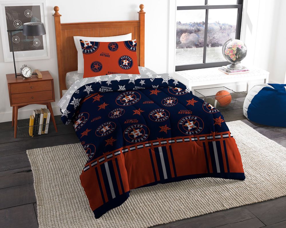 Houston Astros TWIN Bed in a Bag Set