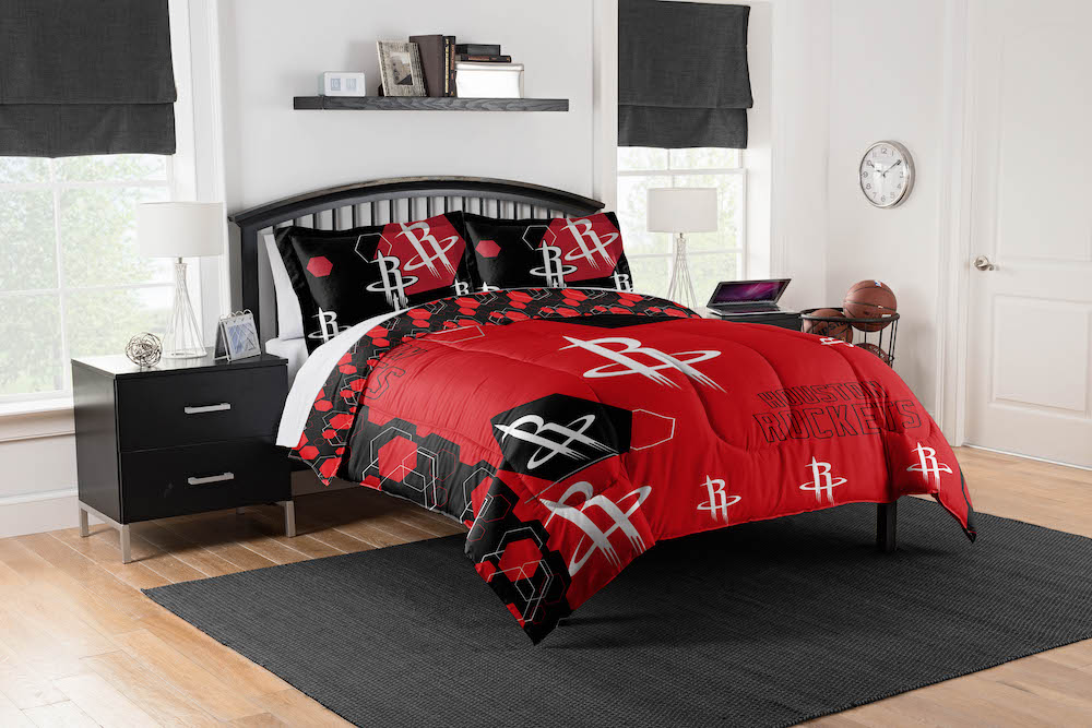 Houston Rockets QUEEN/FULL size Comforter and 2 Shams