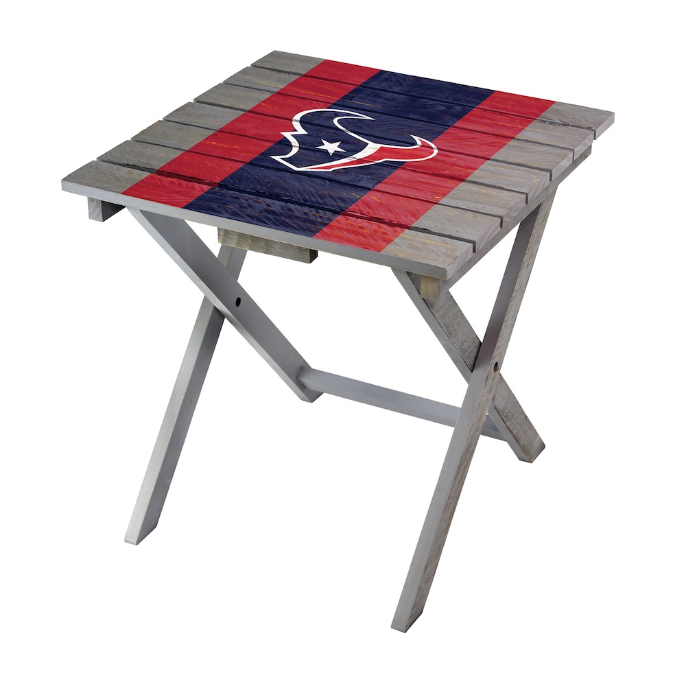 Houston Texans Wooden Adirondack Folding Table
