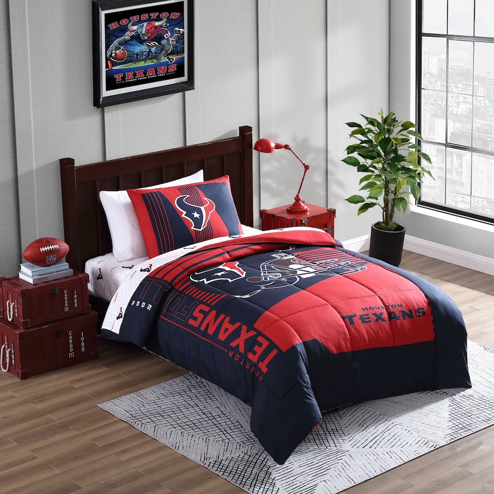 Houston Texans TWIN Bed in a Bag Set