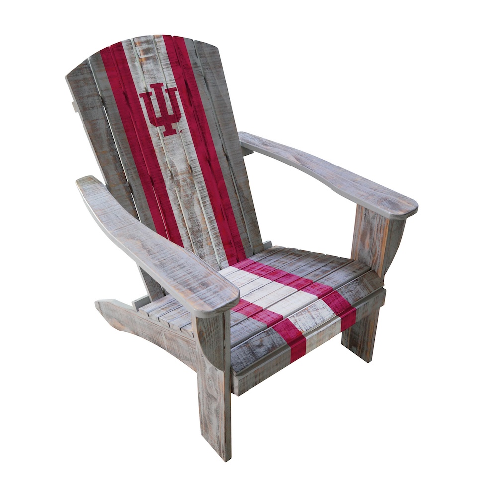 Indiana Hoosiers Wooden Adirondack Chair