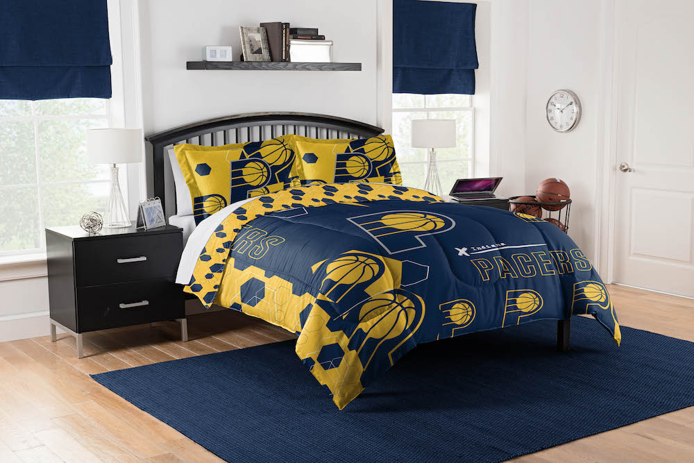 Indiana Pacers QUEEN/FULL size Comforter and 2 Shams