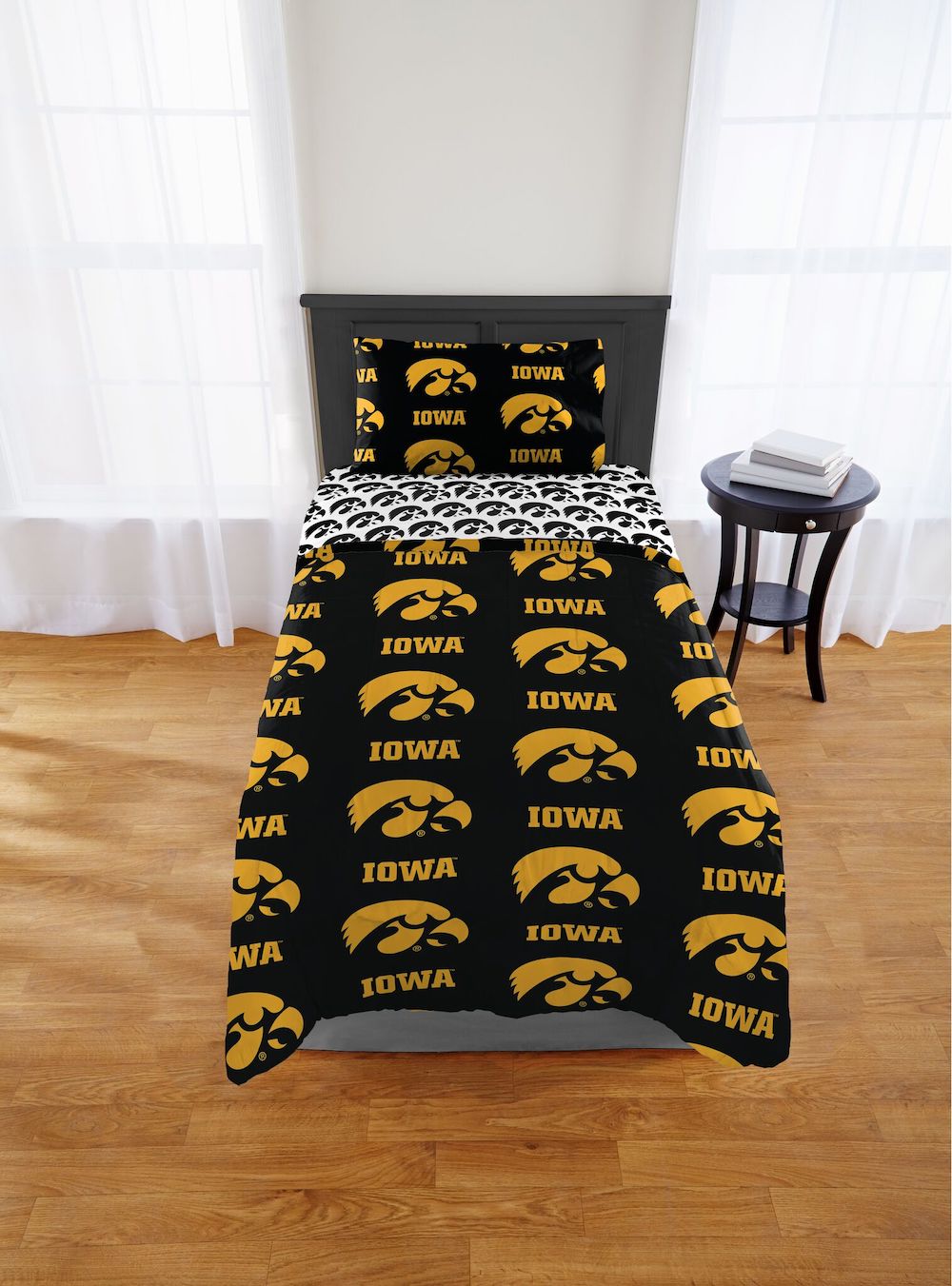 Iowa Hawkeyes TWIN Bed in a Bag Set