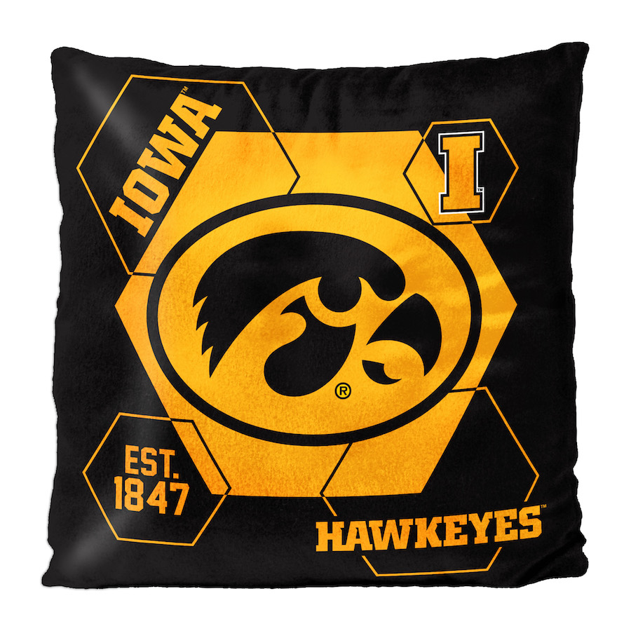 Iowa Hawkeyes Velvet REVERSE Pillow