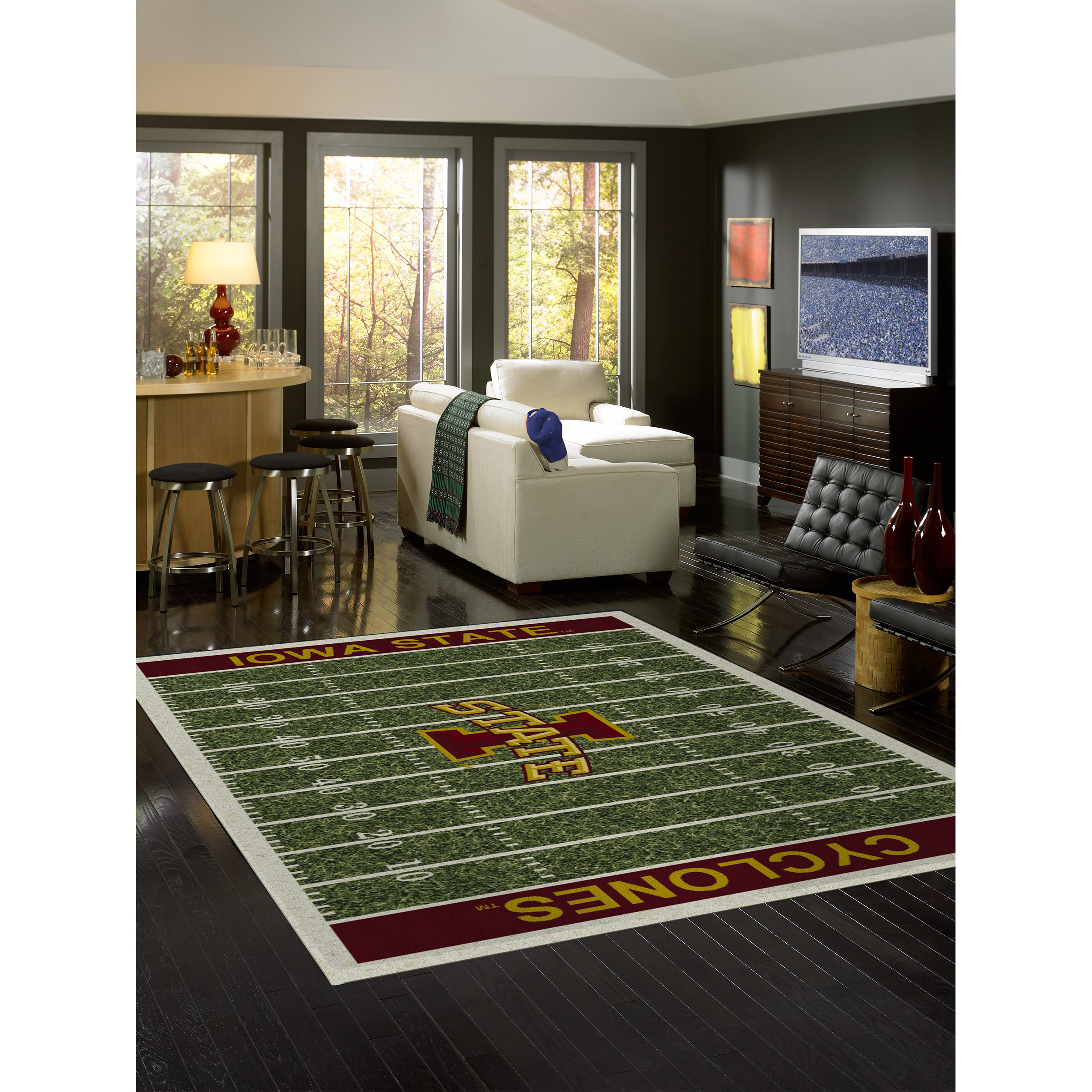 Iowa State Cyclones 6 X 8 SPIRIT Rug