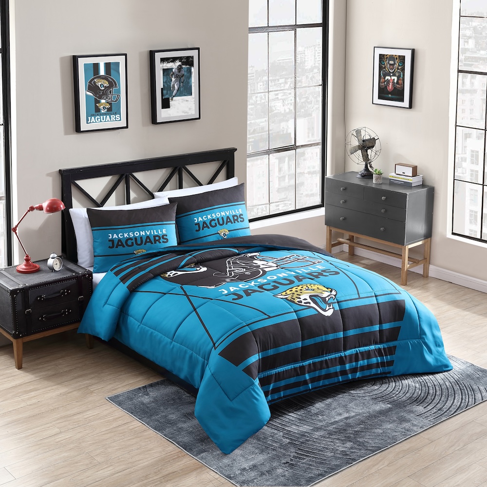 Jacksonville Jaguars QUEEN/FULL size Comforter and 2 Shams