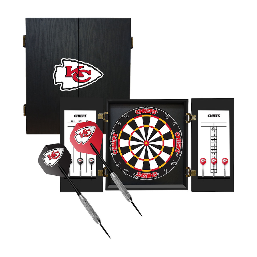 Kansas City Chiefs Dart Cabinet