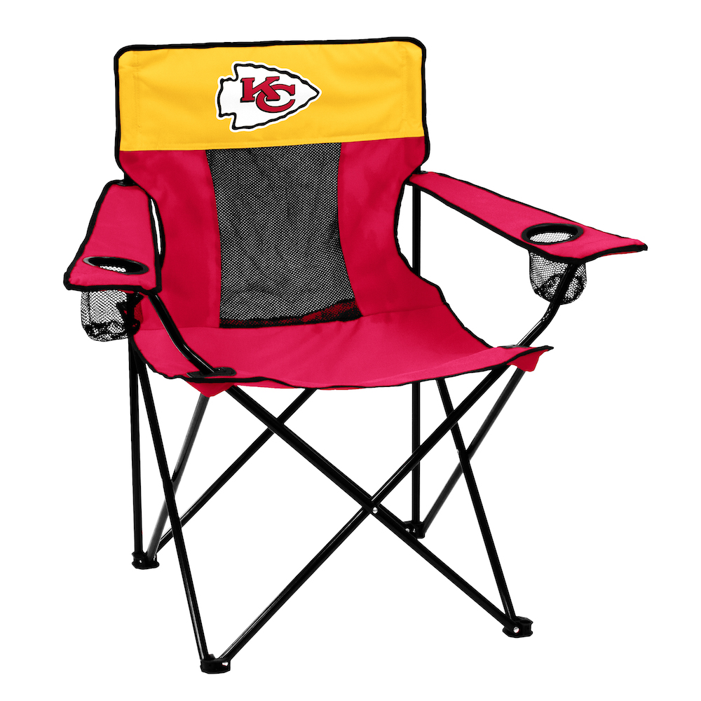 Kansas City Chiefs ELITE logo folding camp style chair - Buy at KHC Sports