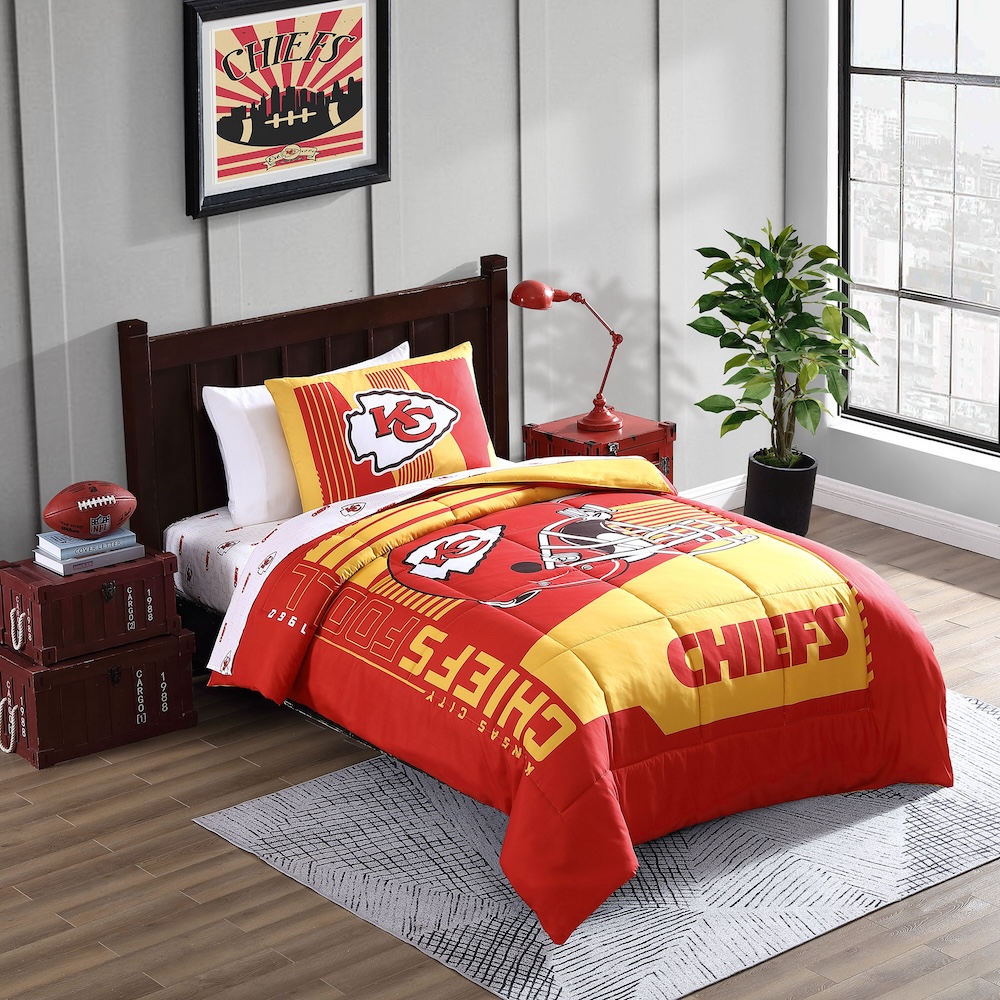 Kansas City Chiefs TWIN Bed in a Bag Set