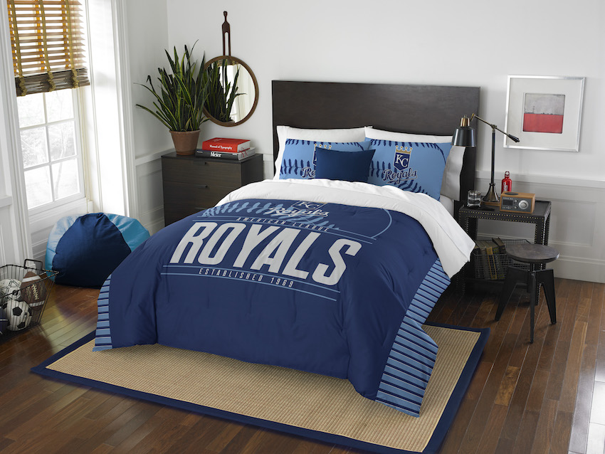 Kansas City Royals QUEEN/FULL size Comforter and 2 Shams