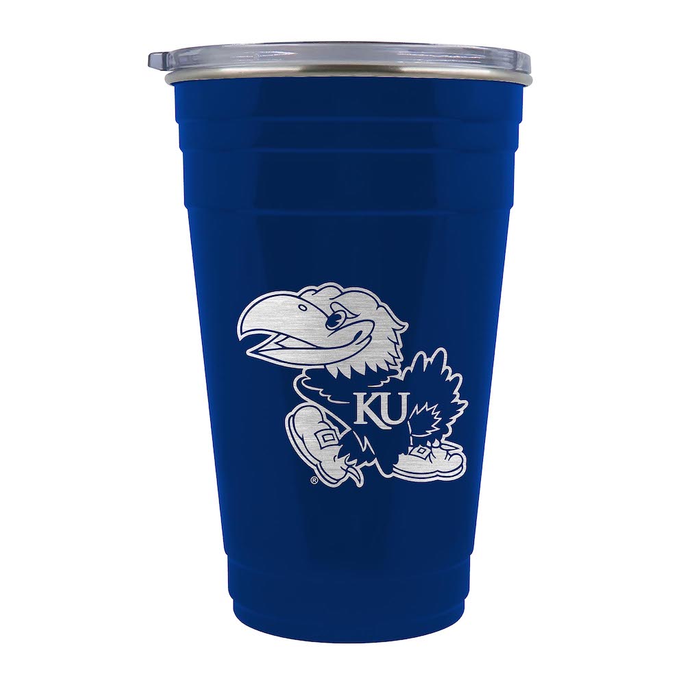 Kansas Jayhawks 22 oz TAILGATER Travel Tumbler