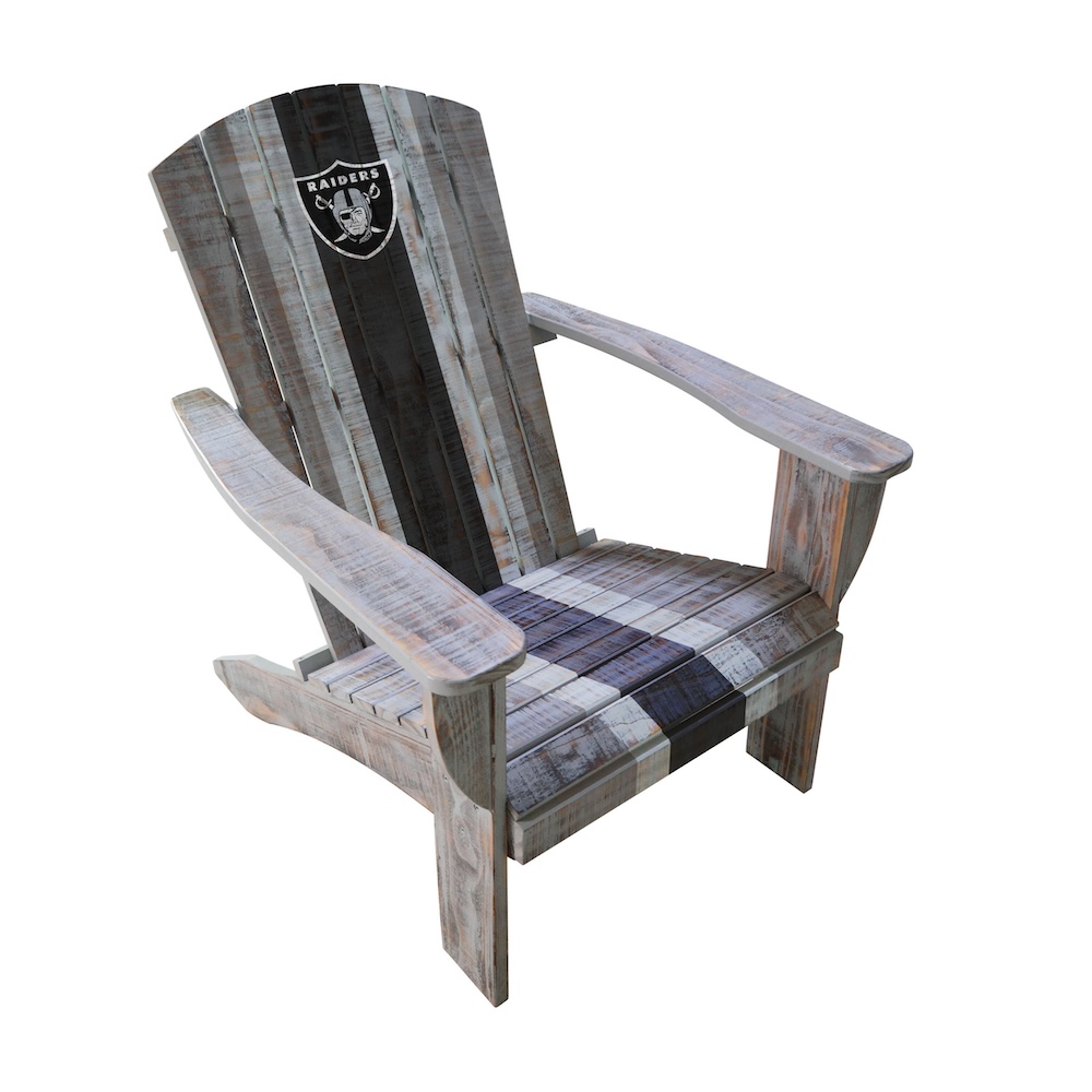 Las Vegas Raiders Wooden Adirondack Chair