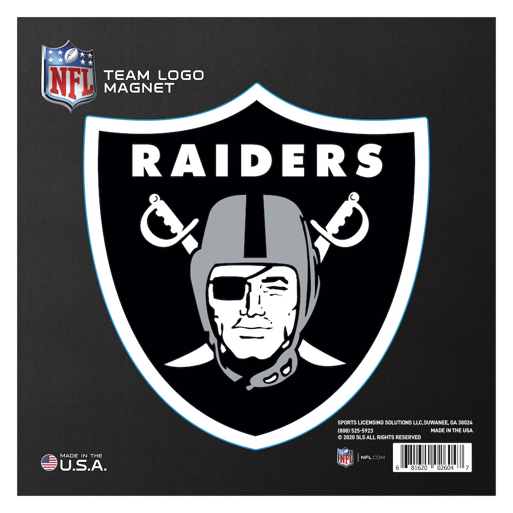 Las Vegas Raiders Large Team Logo Magnet - Indoor Outdoor - Buy at KHC  Sports