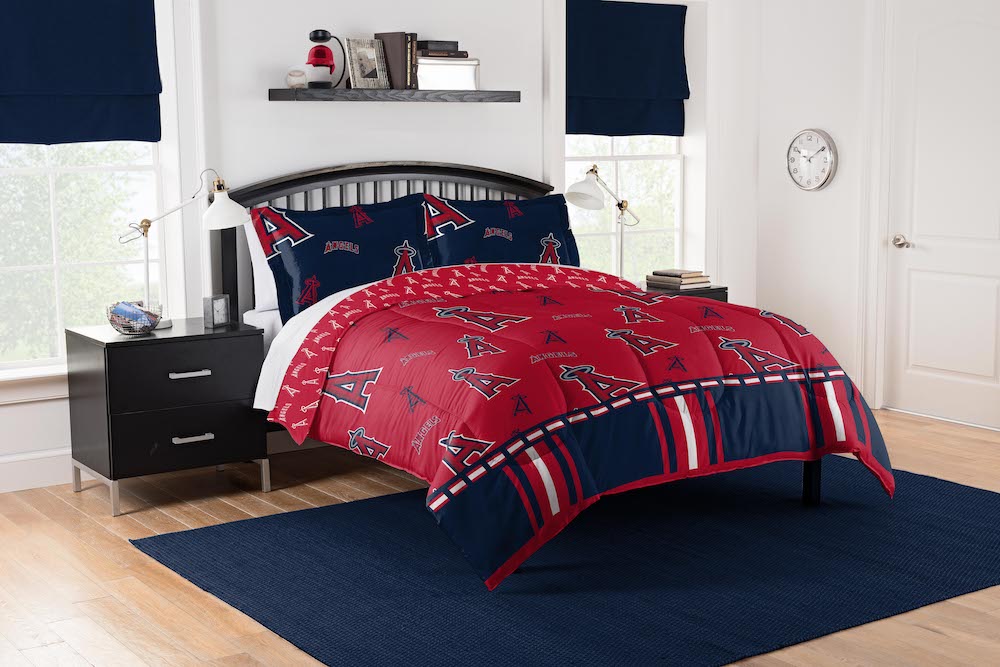 Los Angeles Angels FULL Bed in a Bag Set