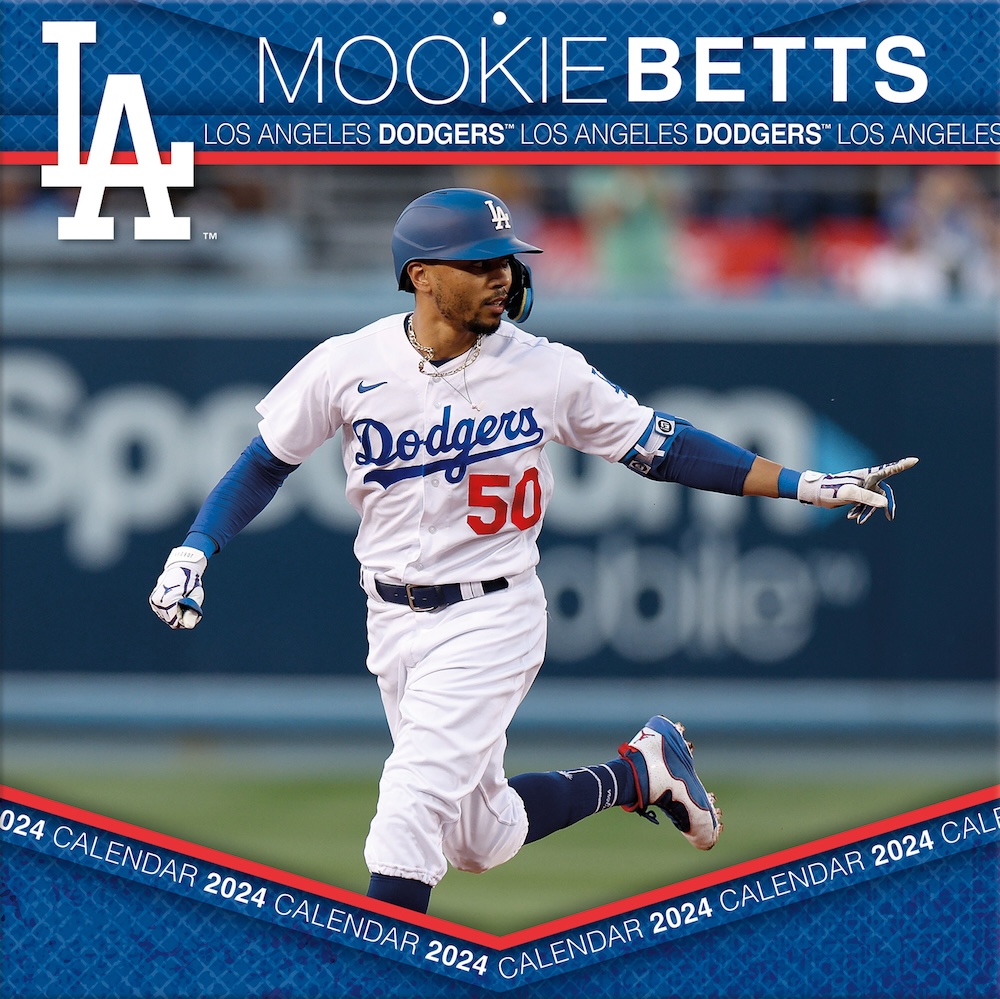 Los Angeles Dodgers Mookie Betts 2023 MLB Wall Calendar