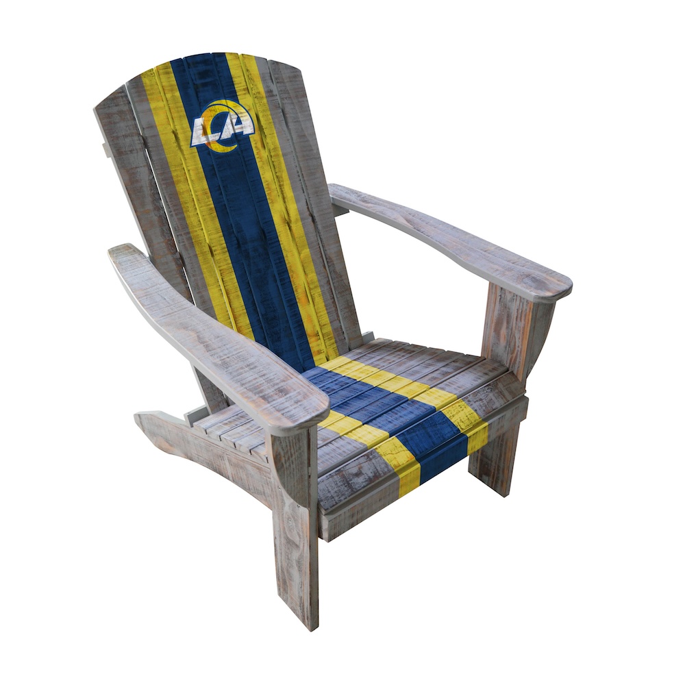 Los Angeles Rams Wooden Adirondack Chair