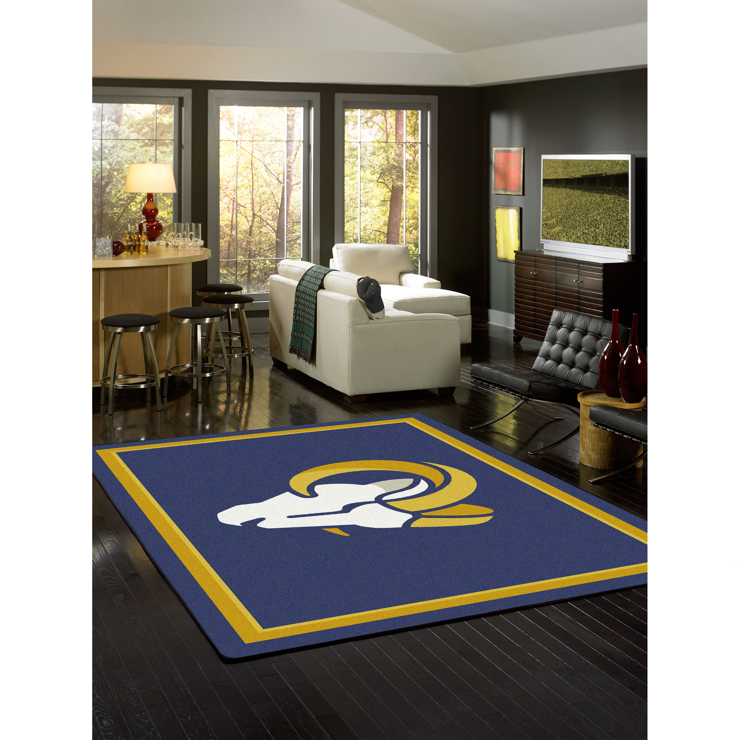 Los Angeles Rams 8 X 11 SPIRIT Rug