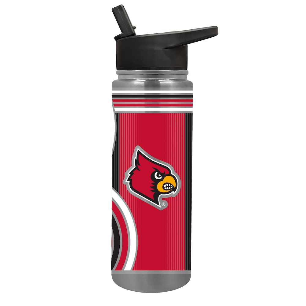 Louisville Cardinals Stainless Steel Water Bottle