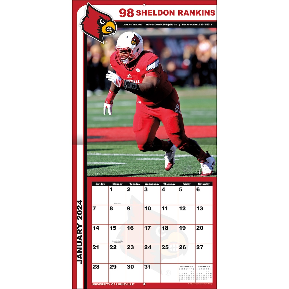 Louisville Cardinals 2020 Wall Calendar - Buy at KHC Sports