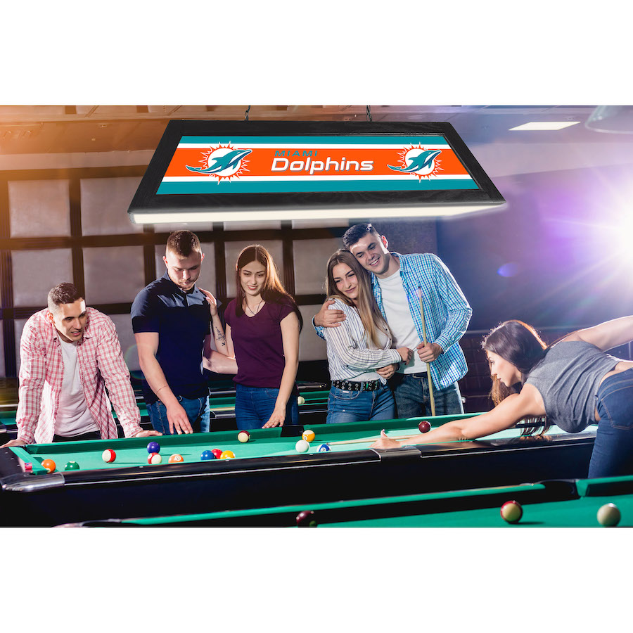 Miami Dolphins 42 Inch Billiards Lamp