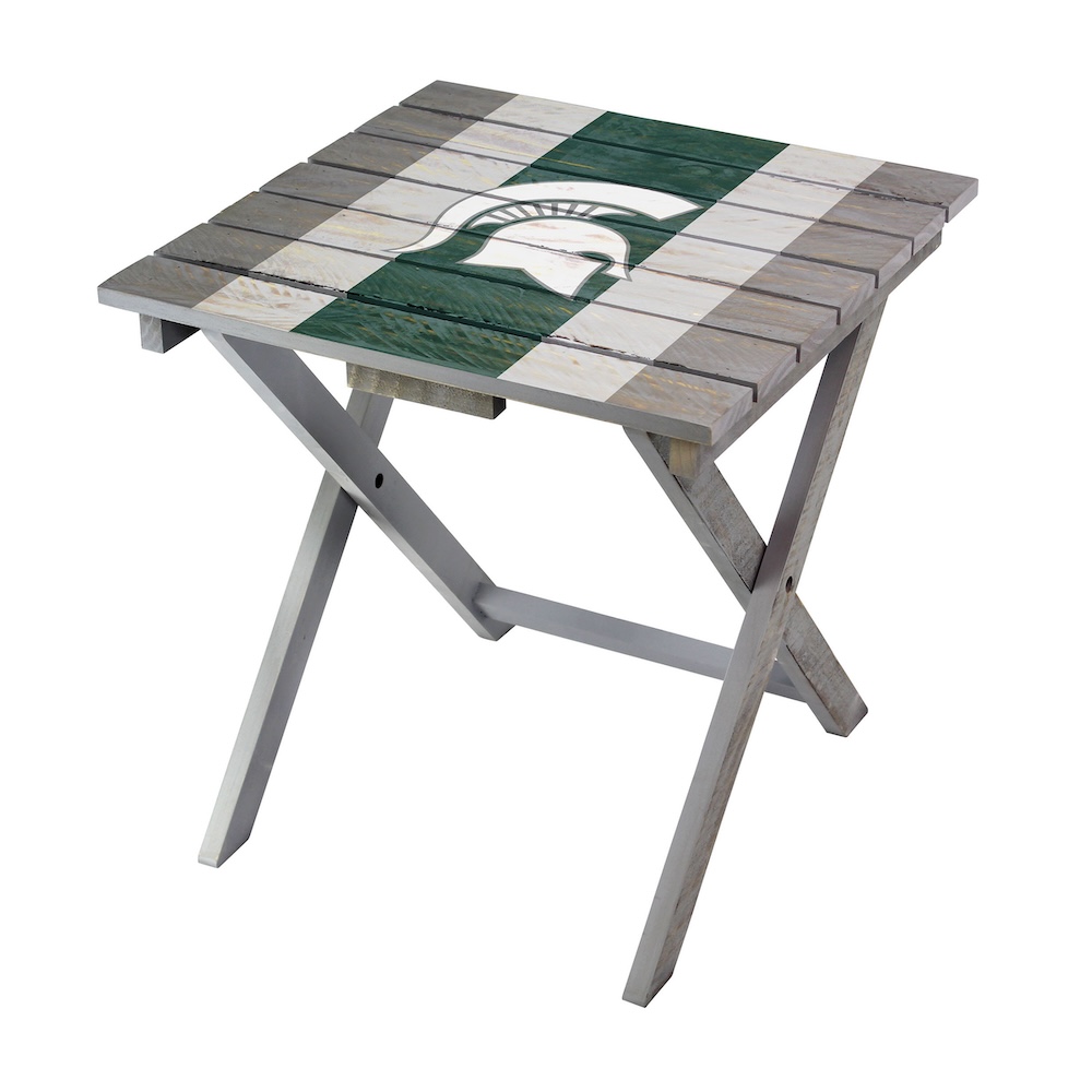 Michigan State Spartans Wooden Adirondack Folding Table