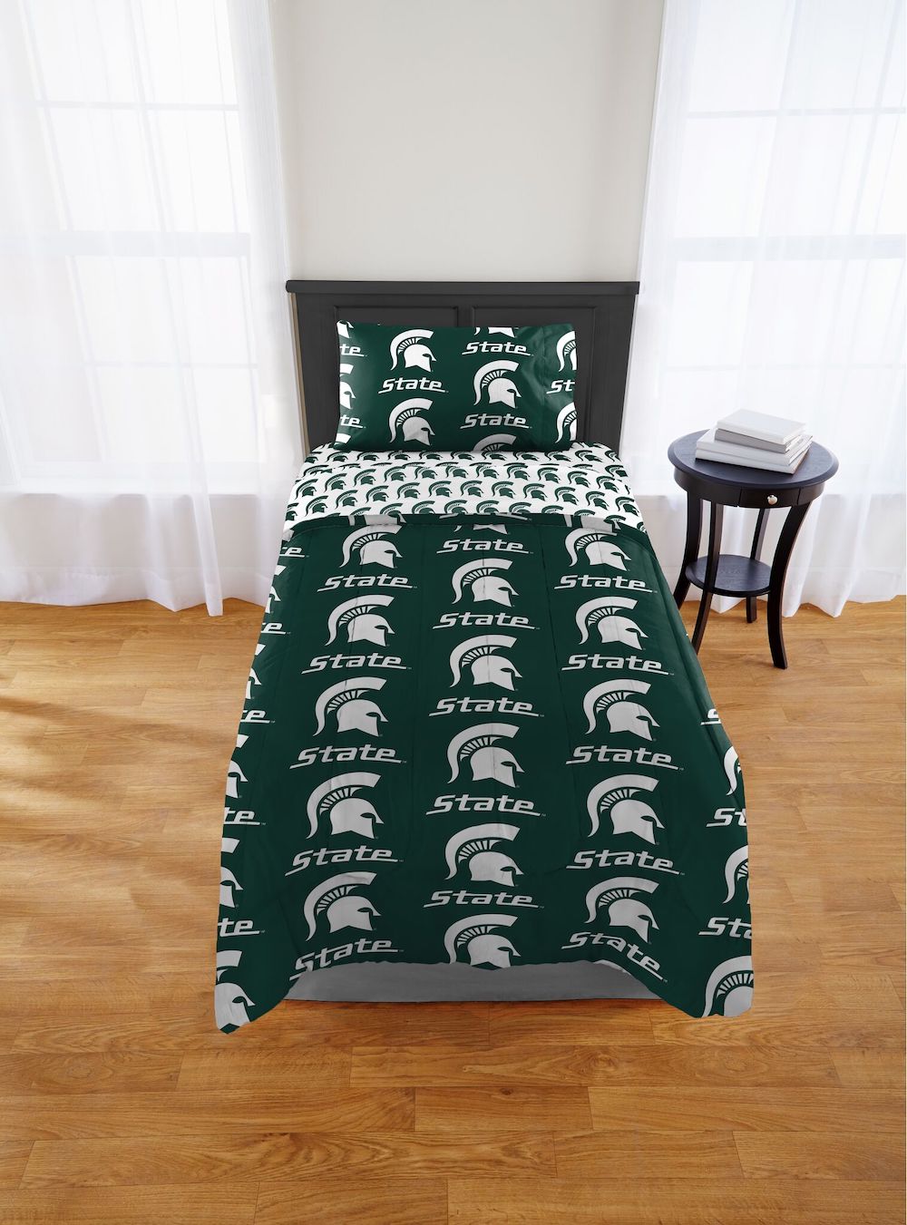 Michigan State Spartans TWIN Bed in a Bag Set
