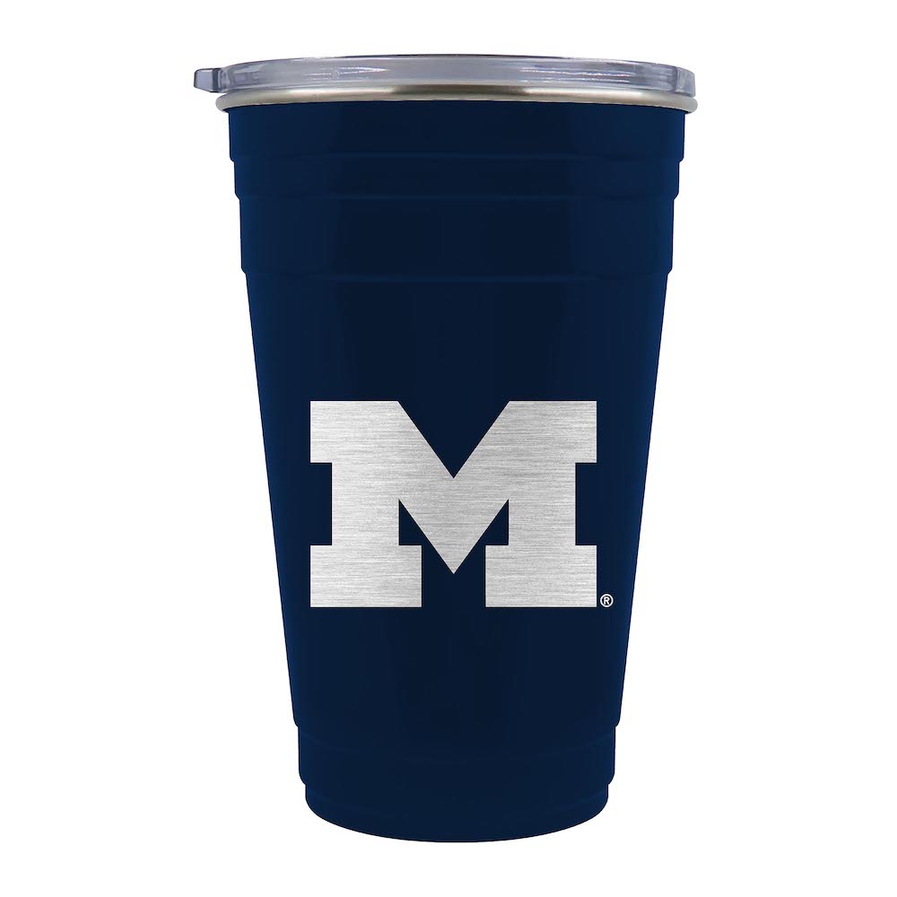 Michigan Wolverines 22 oz TAILGATER Travel Tumbler