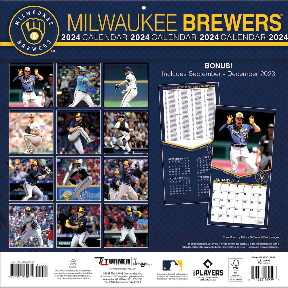 milwaukee-brewers-2024-mlb-team-wall-calendar-buy-at-khc-sports