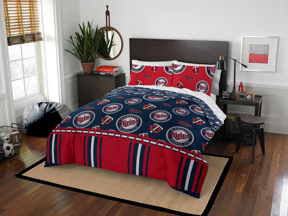 Minnesota Twins QUEEN Bed in a Bag Set