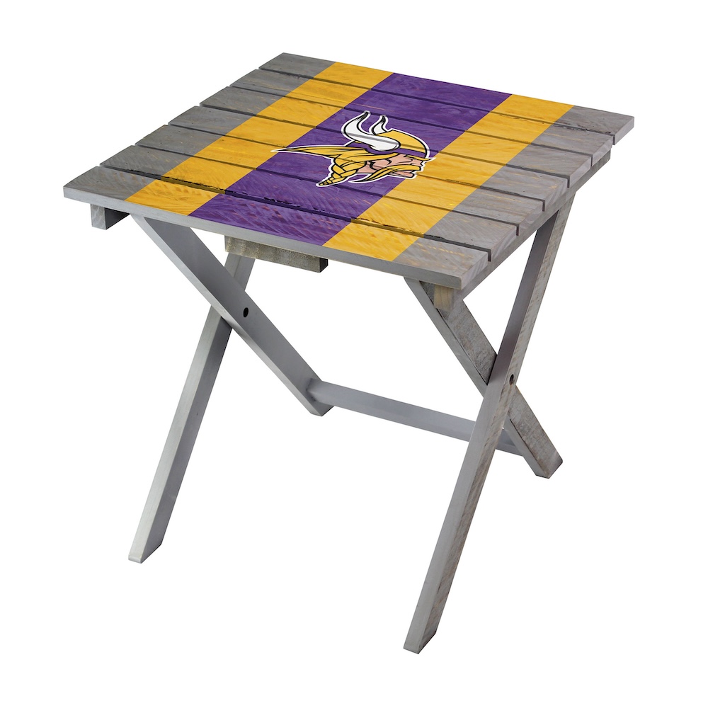 Minnesota Vikings Wooden Adirondack Folding Table