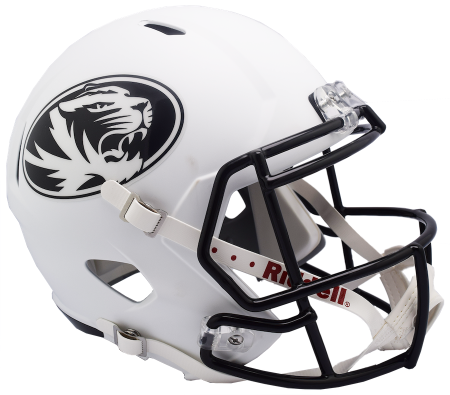 Missouri Tigers SPEED Replica Football Helmet - WHITE