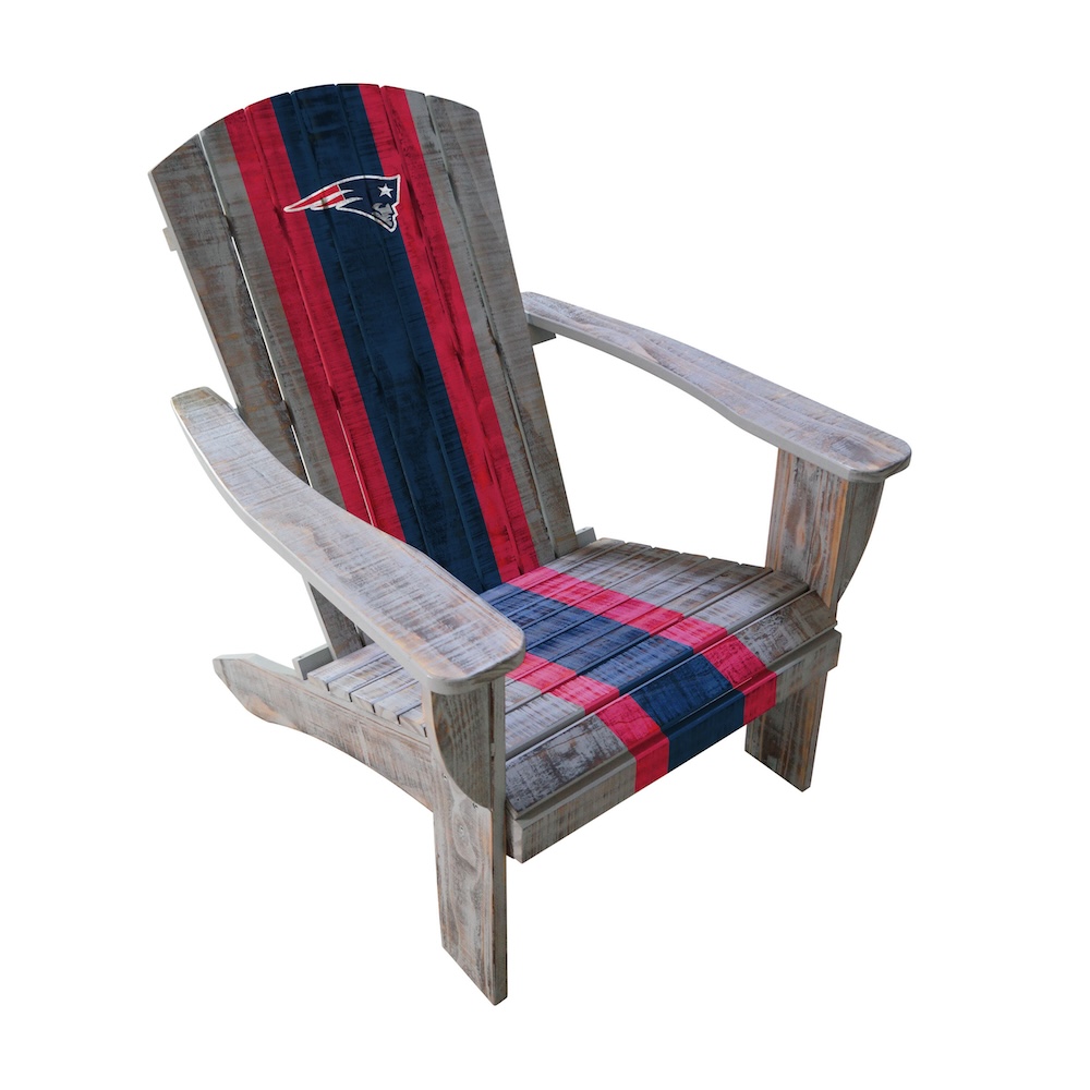 New England Patriots Wooden Adirondack Chair - Buy at KHC ...