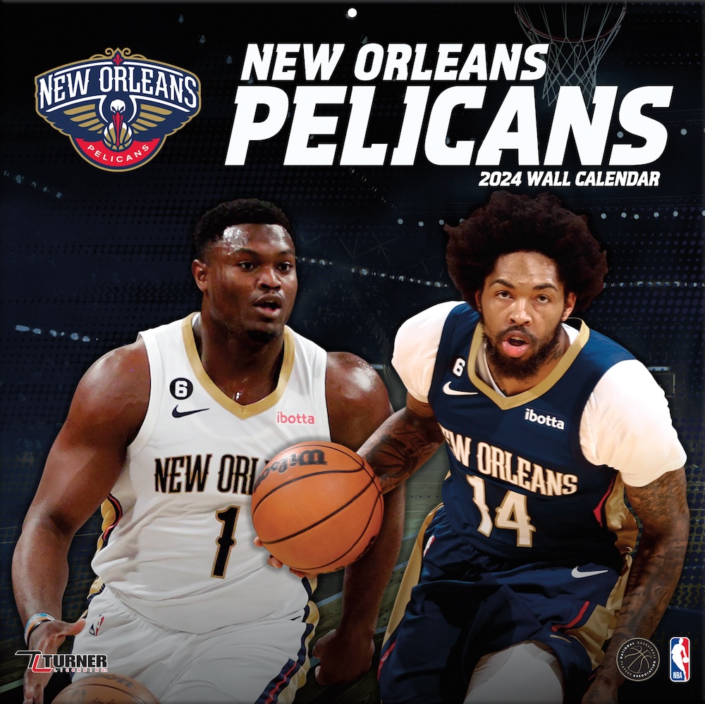 New Orleans Pelicans 2020 NBA Team Wall Calendar - Buy at KHC Sports