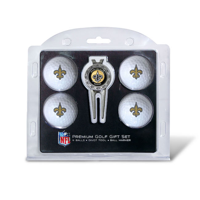 New Orleans Saints 4 Golf Ball and Divot Tool Set