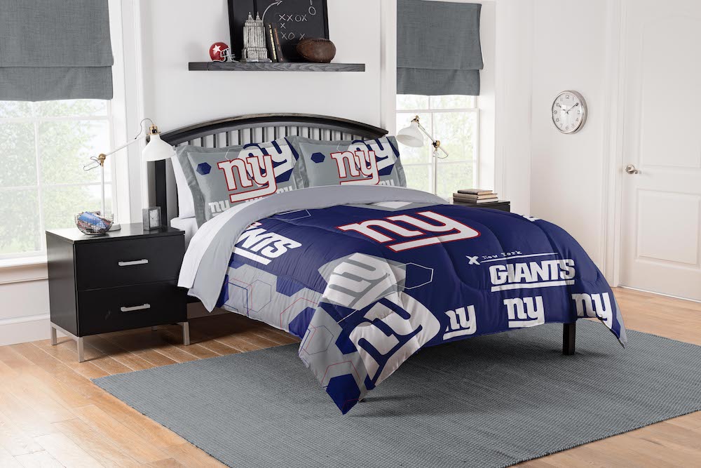 New York Giants KING size Comforter and 2 Shams