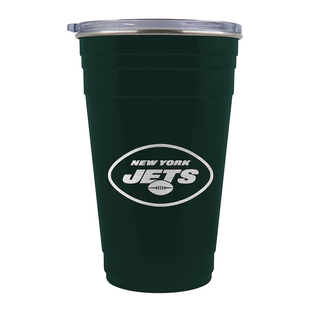 New York Jets 22 oz TAILGATER Travel Tumbler