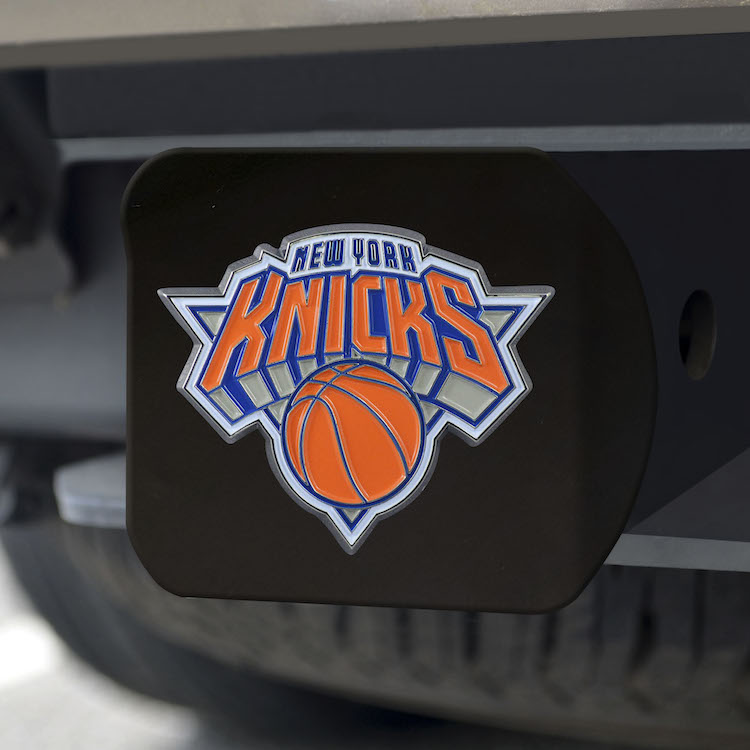New York Knicks Black and Color Trailer Hitch Cover