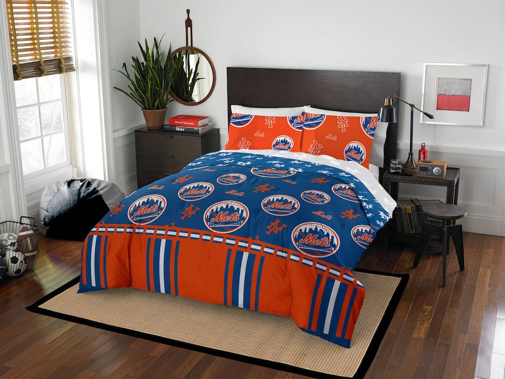 New York Mets QUEEN Bed in a Bag Set