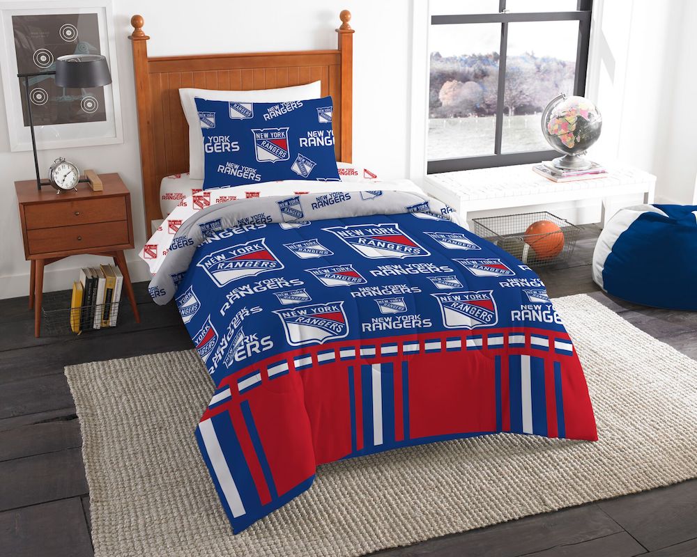 New York Rangers TWIN Bed in a Bag Set