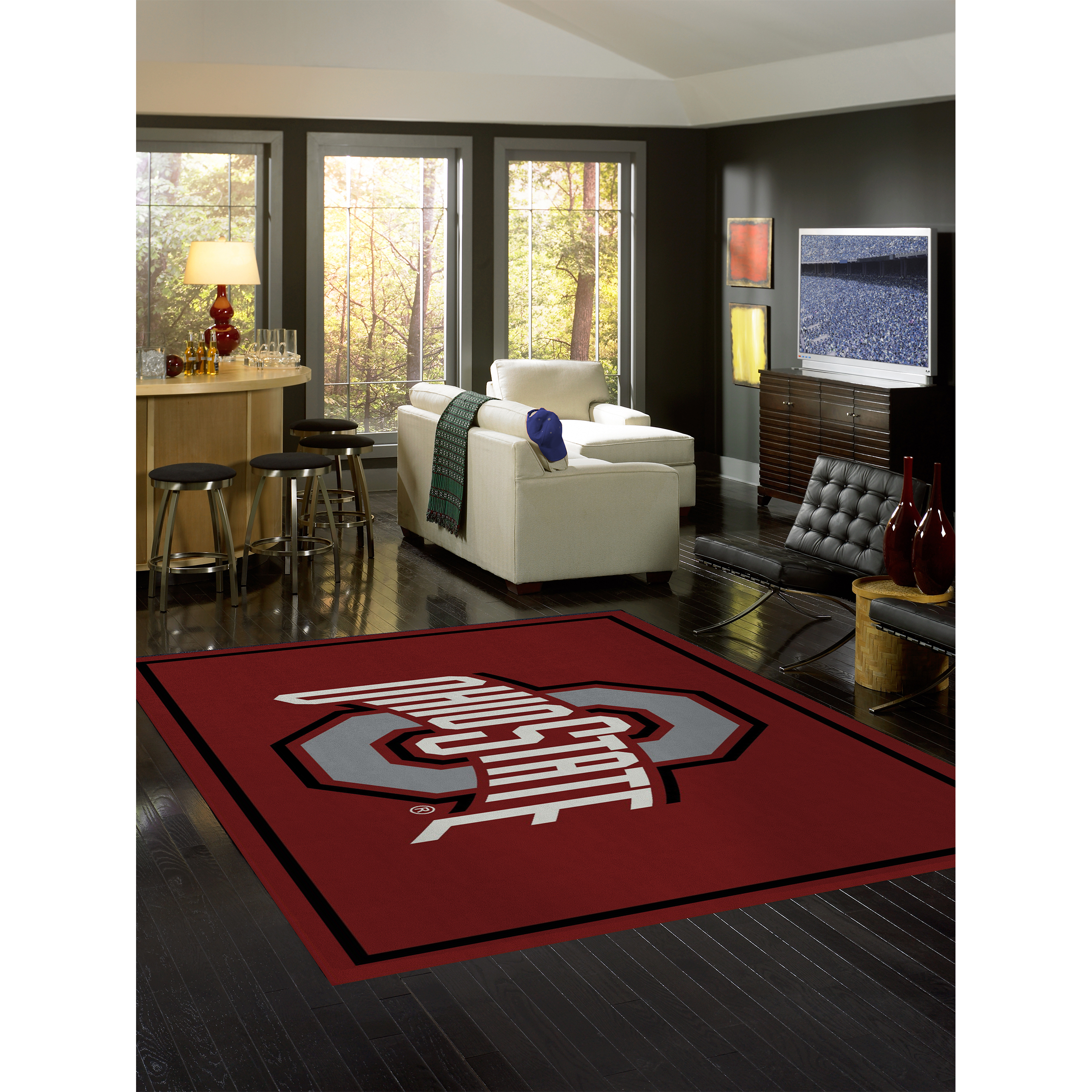 Ohio State Buckeyes 8 X 11 SPIRIT Rug