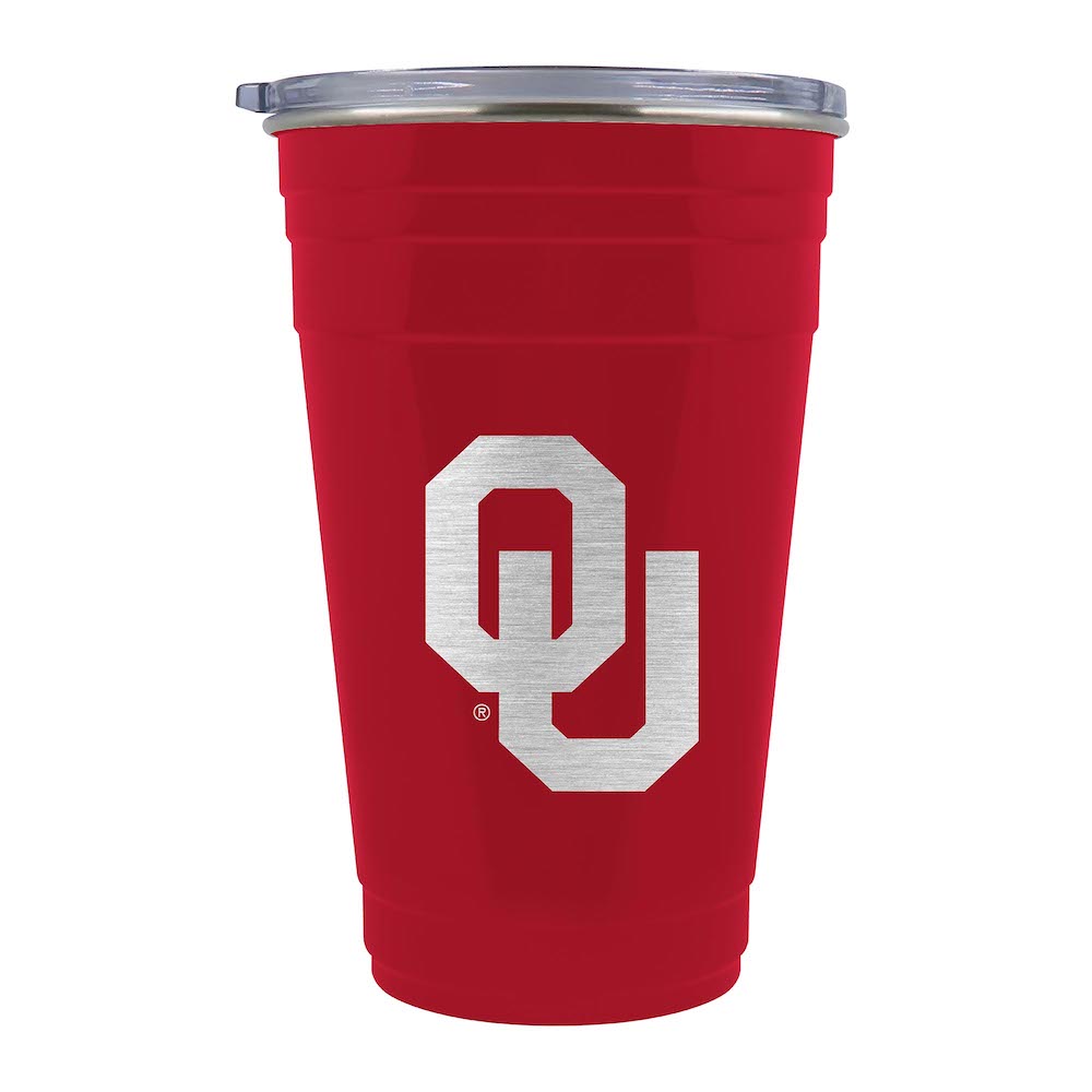 Oklahoma Sooners 22 oz TAILGATER Travel Tumbler