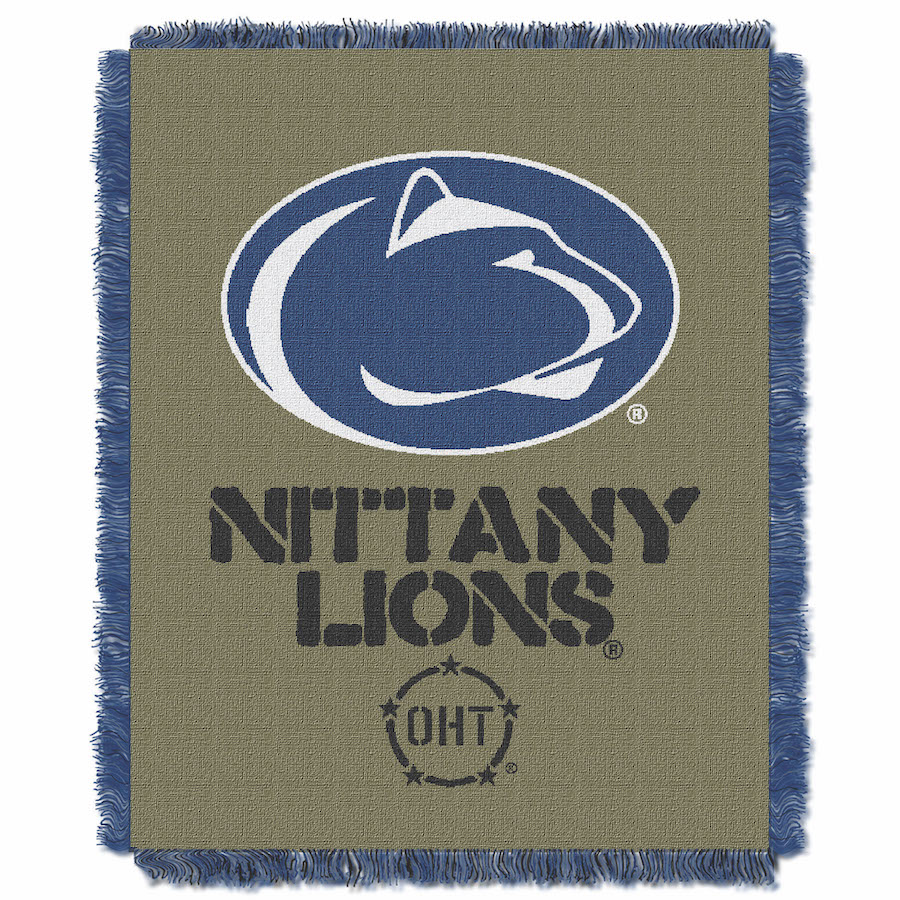 Penn State Nittany Lions OHT Rank Jacquard Throw Blanket