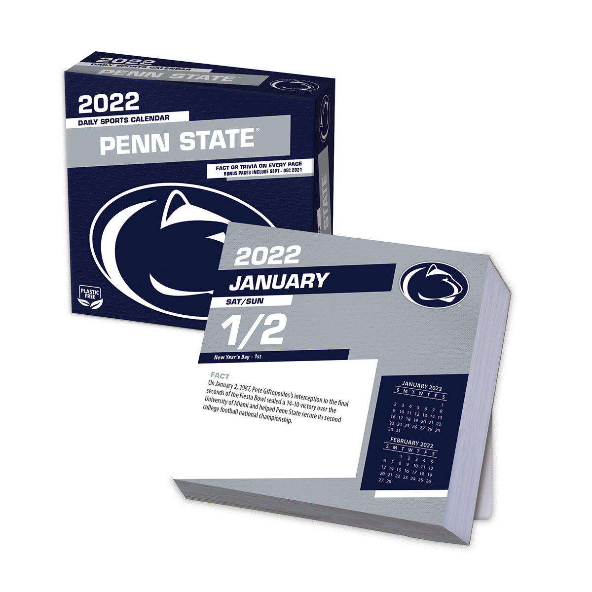Penn State 2022 Calendar Penn State Nittany Lions 2022 Page-A-Day Box Calendar - Buy At Khc Sports