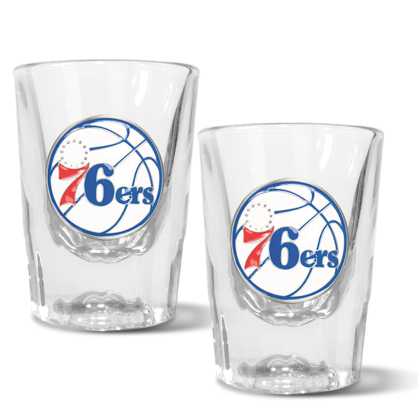 Philadelphia 76ers 2pc Prism Shot Set
