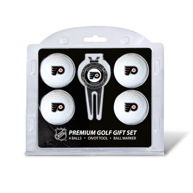Philadelphia Flyers 4 Golf Ball and Divot Tool Set