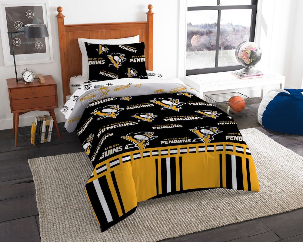 Pittsburgh Penguins TWIN Bed in a Bag Set