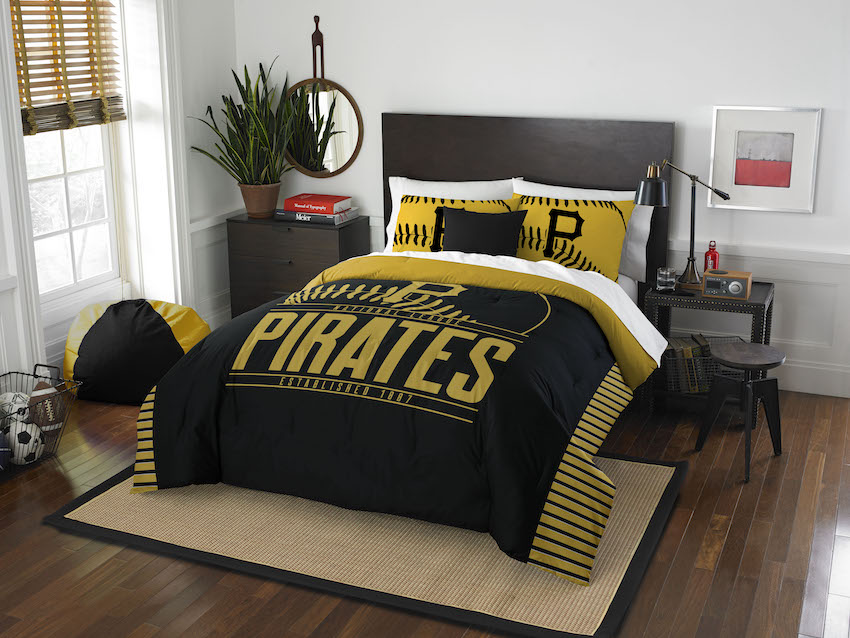 Pittsburgh Pirates QUEEN/FULL size Comforter and 2 Shams