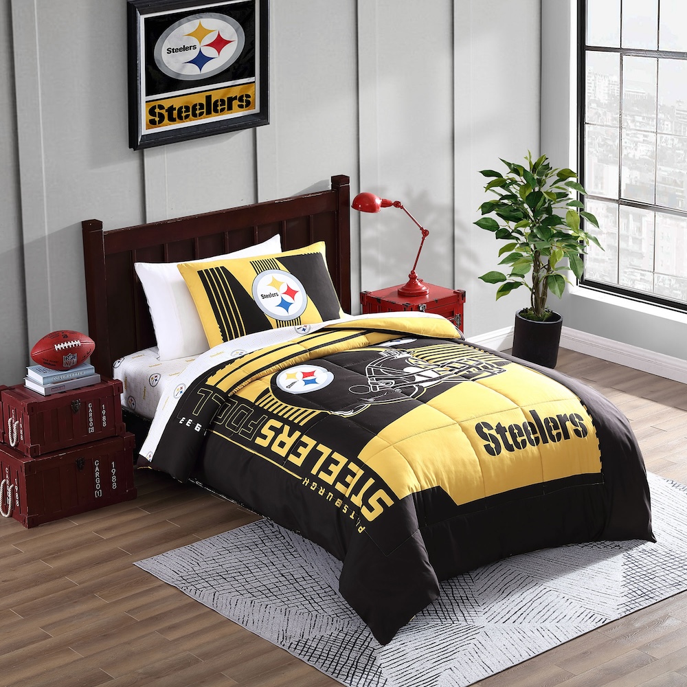 Pittsburgh Steelers TWIN Bed in a Bag Set